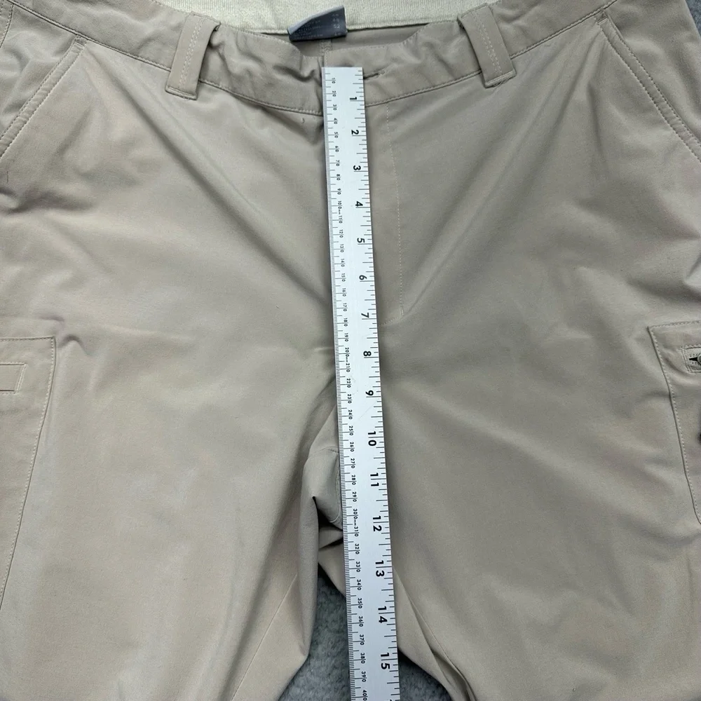 Columbia PFG XM3629 Mens Size 36W 30L Beige Cropped Cargo Fishing Outdoors Pants